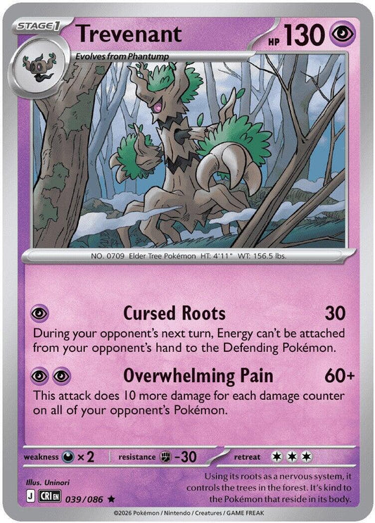 Trevenant (039/086) [Mega Evolution: Chaos Rising] - Shop at oilboyal