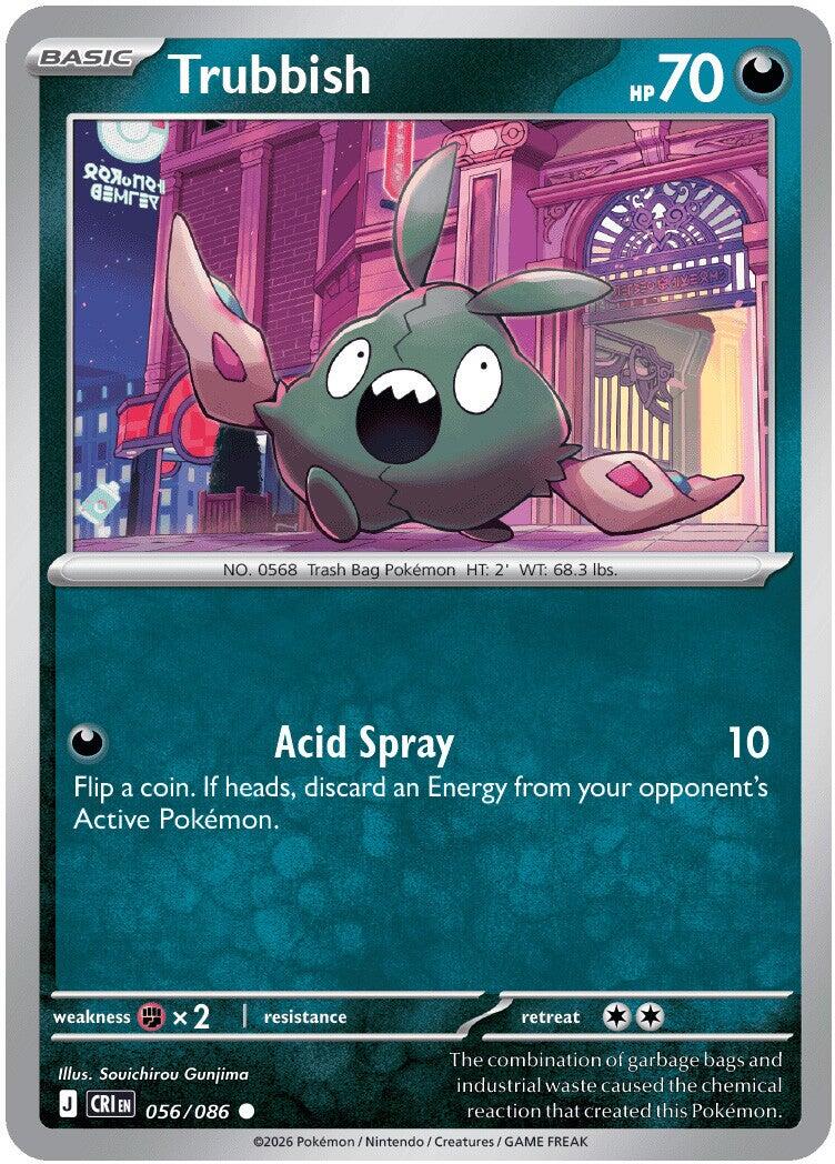 Trubbish (056/086) [Mega Evolution: Chaos Rising] - Shop at oilboyal