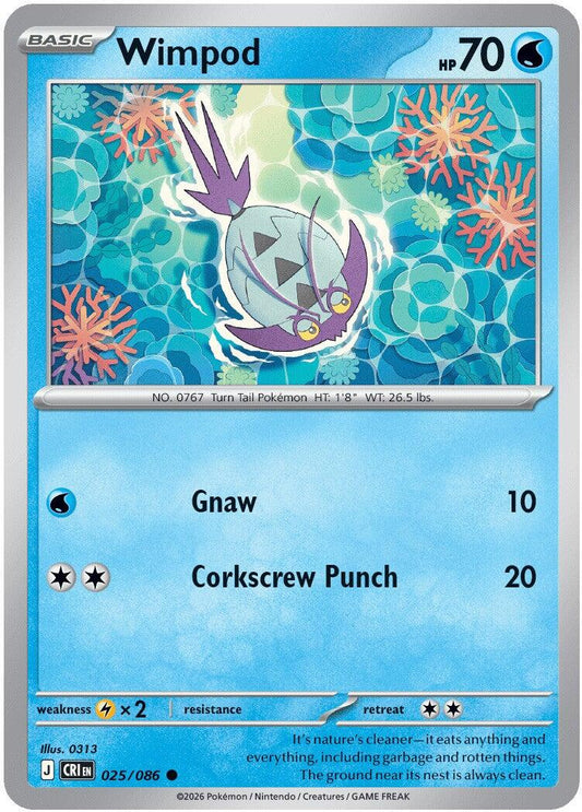 Wimpod (025/086) [Mega Evolution: Chaos Rising] - Shop at oilboyal