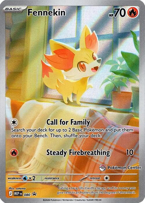 Fennekin (080) (Pokemon Center Exclusive) [Mega Evolution Promo] - Shop at oilboyal