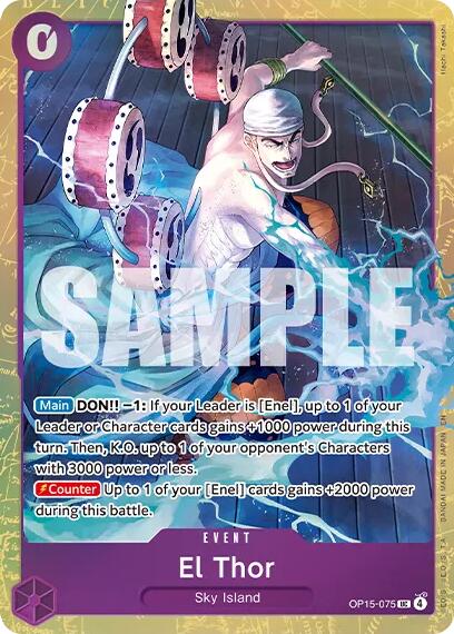 El Thor (Premium Card Collection -Best Selection Vol. 6-) [One Piece Promotion Cards] - Shop at oilboyal