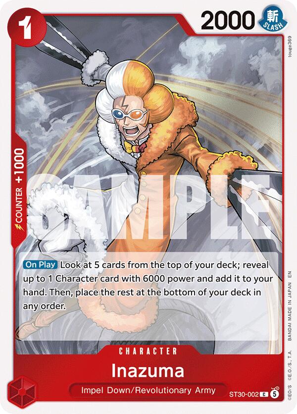 Inazuma [Starter Deck EX: Gear 5] - Shop at oilboyal