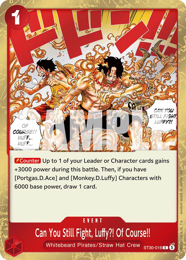 Can You Still Fight, Luffy?! Of Course!! [Starter Deck EX: Gear 5] - Shop at oilboyal