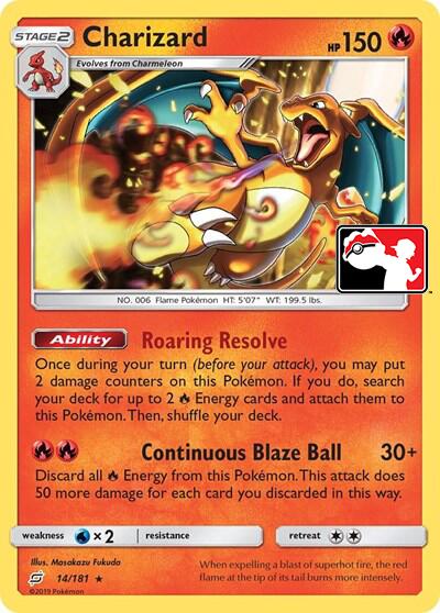 Charizard (14/181) (Library Exclusive) [Sun & Moon: Team Up] - Shop at oilboyal