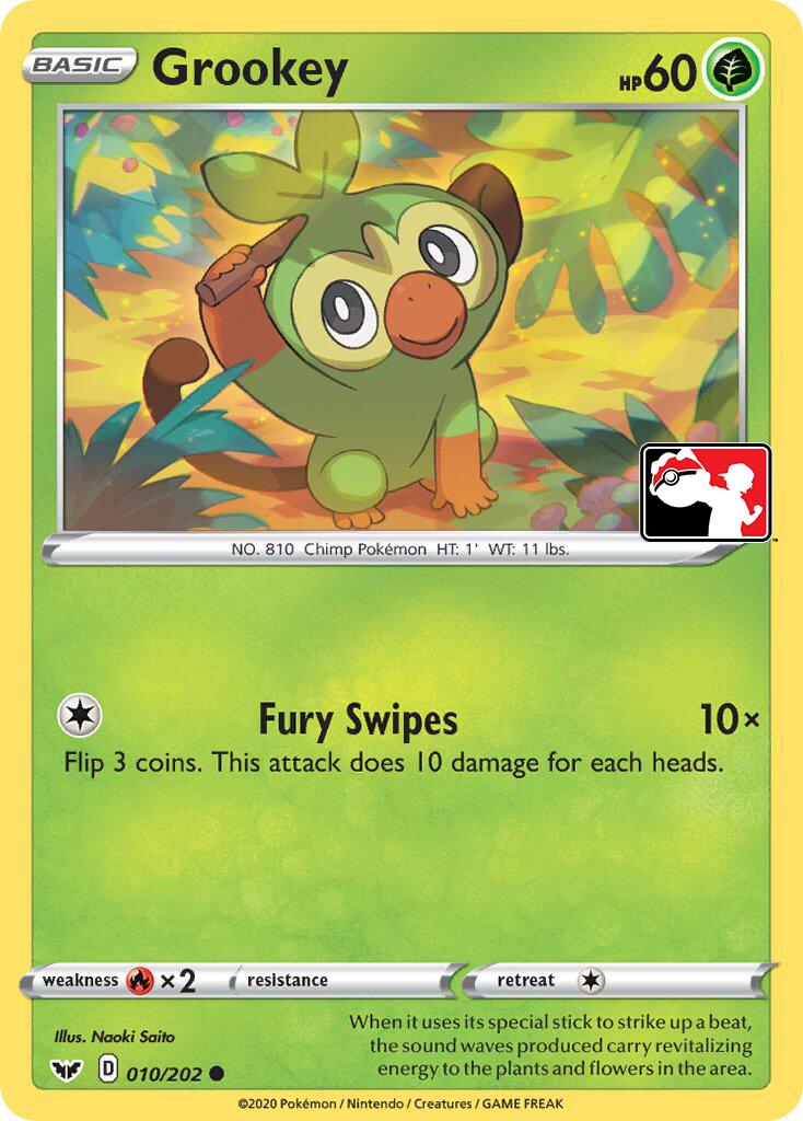 Grookey (011/202) (Library Exclusive) [Sword & Shield: Base Set] - Shop at oilboyal