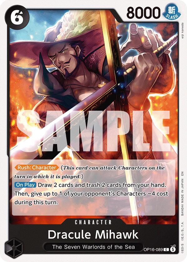 Dracule Mihawk [The Time of Battle] - Shop at oilboyal