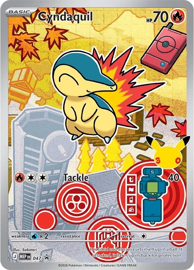 Cyndaquil (047) [Mega Evolution Promo] - Shop at oilboyal