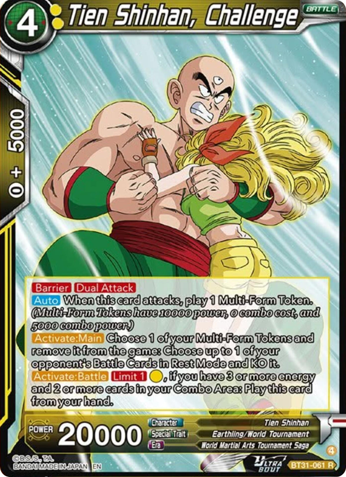 Tien Shinhan, Challenge (BT31-061) [Impact Beyond Dimensions] - Shop at oilboyal
