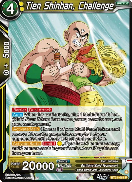 Tien Shinhan, Challenge (BT31-061) [Impact Beyond Dimensions] - Shop at oilboyal