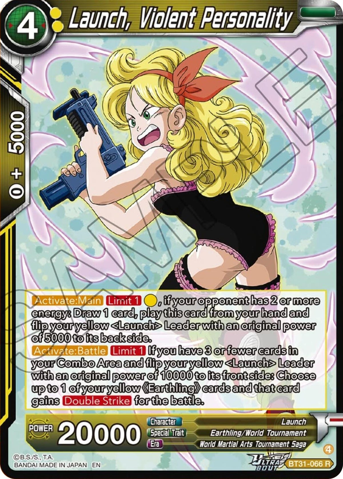 Launch, Violent Personality (BT31-066) [Impact Beyond Dimensions] - Shop at oilboyal