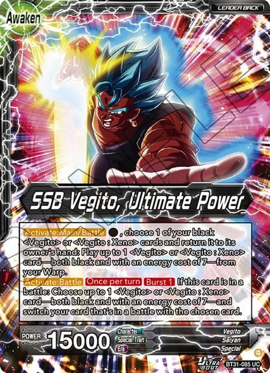 Vegito // SSB Vegito, Ultimate Power (BT31-085) [Impact Beyond Dimensions] - Shop at oilboyal