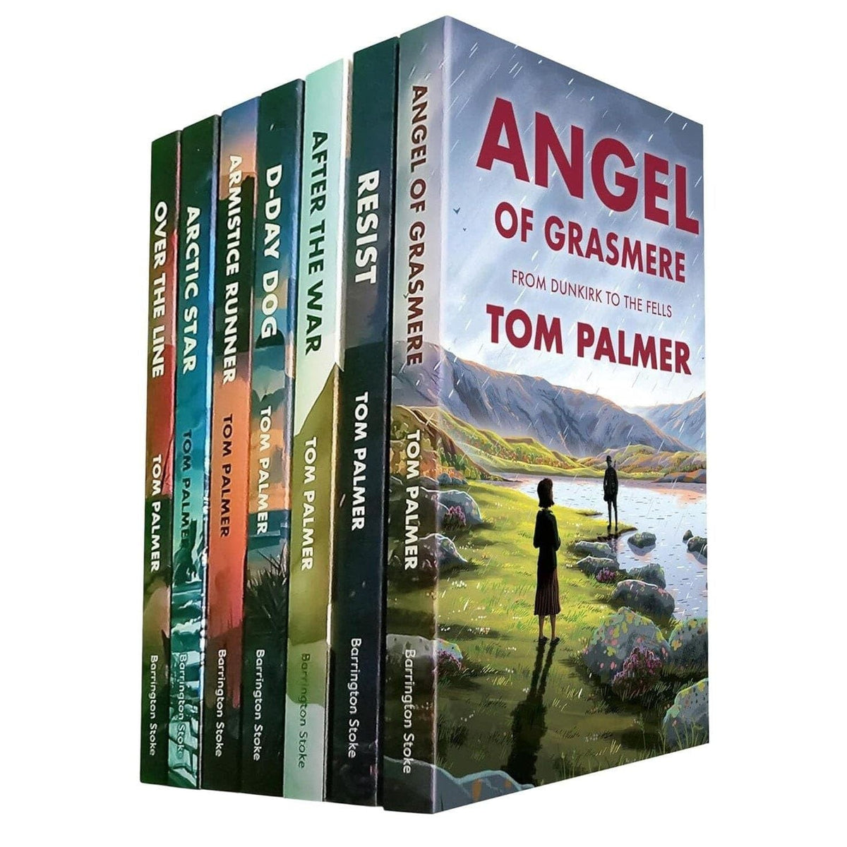 Tom Palmer Conkers Series 7 Books Collection Set (Armistice Runner, D-Day Dog, After the War, Over the Line, Resist, Arctic Star and Angel of Grasmere) - OilBoyal