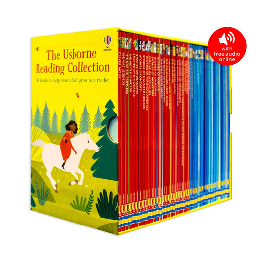 Usborne Young Readers Reading Library 40 Books Collection Set - OilBoyal