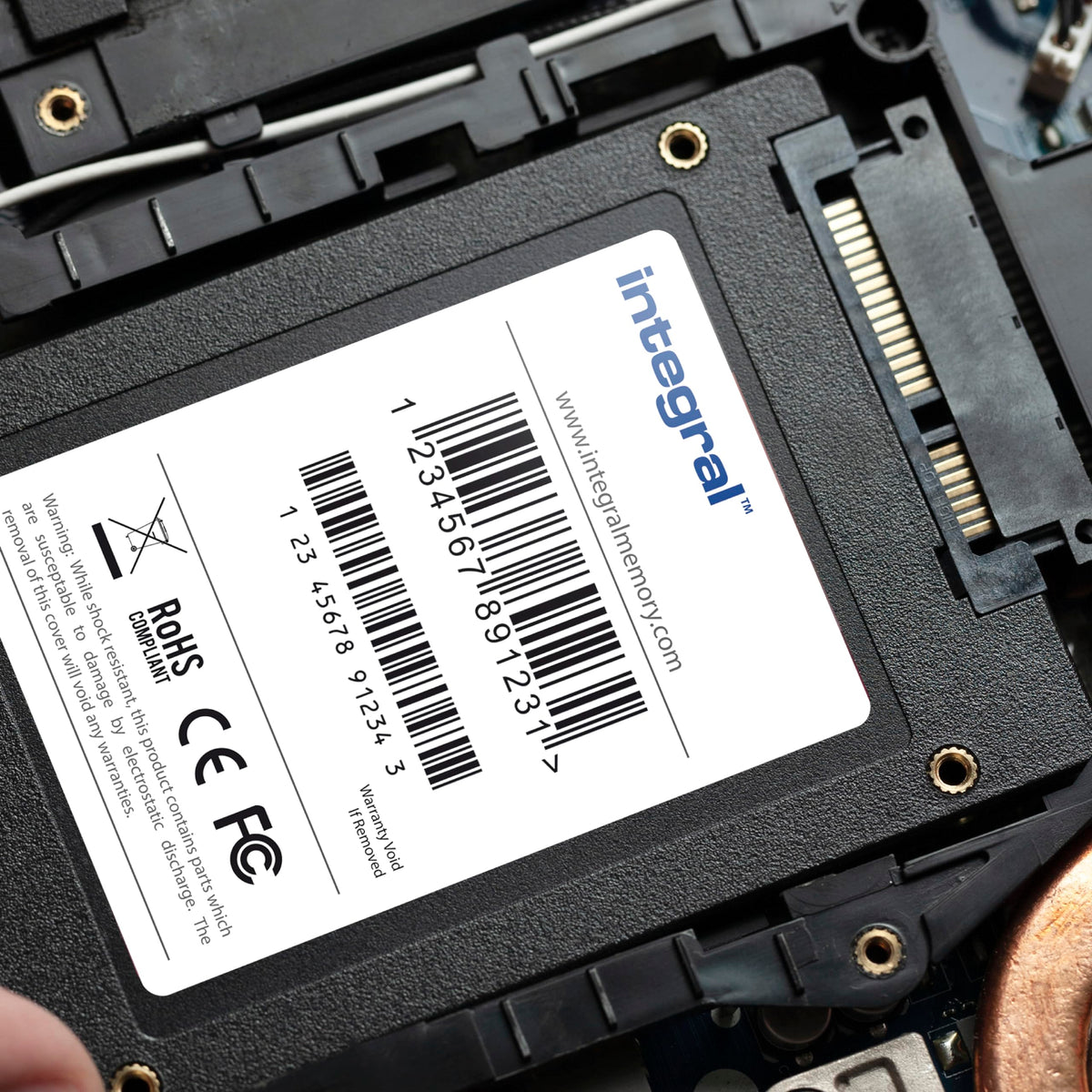 Integral V Series S 480GB 2.5" SATA III SSD (Solid State Drive)- Achieve Speeds up to 540MB/s Read, 500MB/s Write for PC and Laptop Upgrades