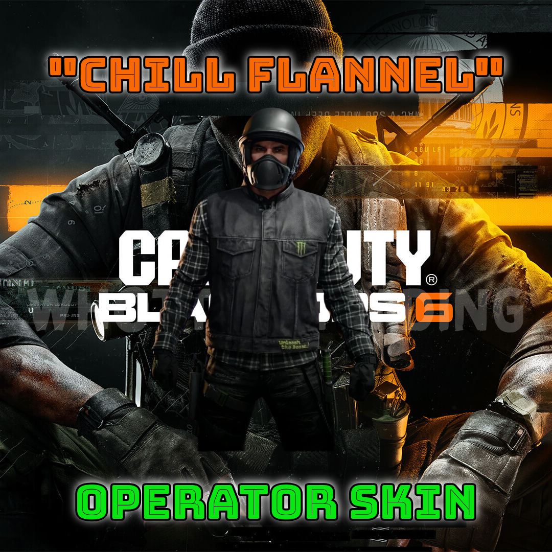 Call of duty Black ops 6 Monster Energy “Chill Flannel” Operator Skin
