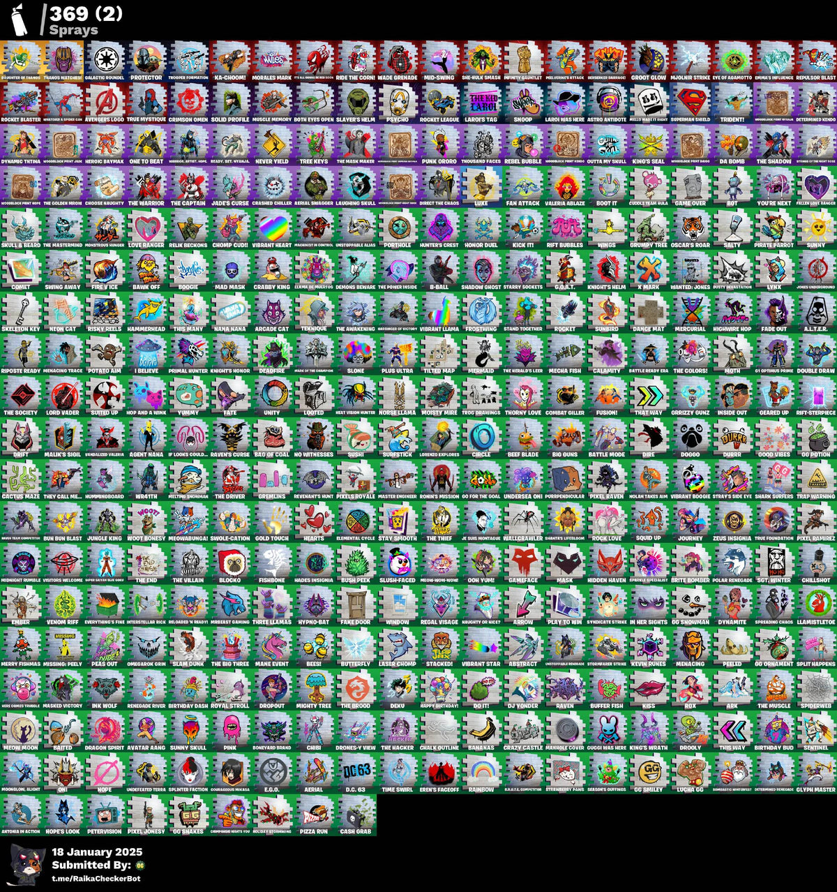 Fortnite Account - OG STW, IKONIK, Rogue Spider Knight, Merry Mint Axe, 112 Max Styles | 369 Skins