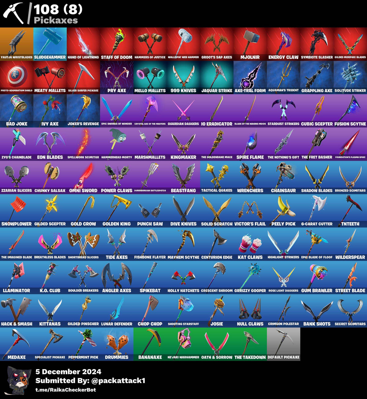Fortnite Account - 109 Skins | Galaxy Scout & Katalina Exclusive, Fusion & Predator