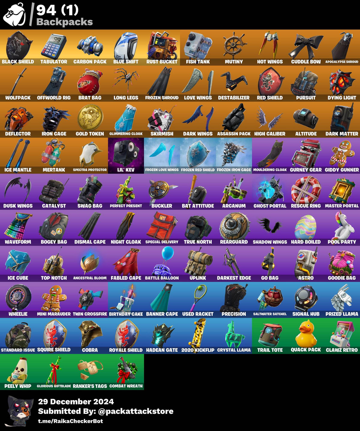 Fortnite Account - Black Knight, OG STW, Sparkle Specialist, John Wick | 122 Skins