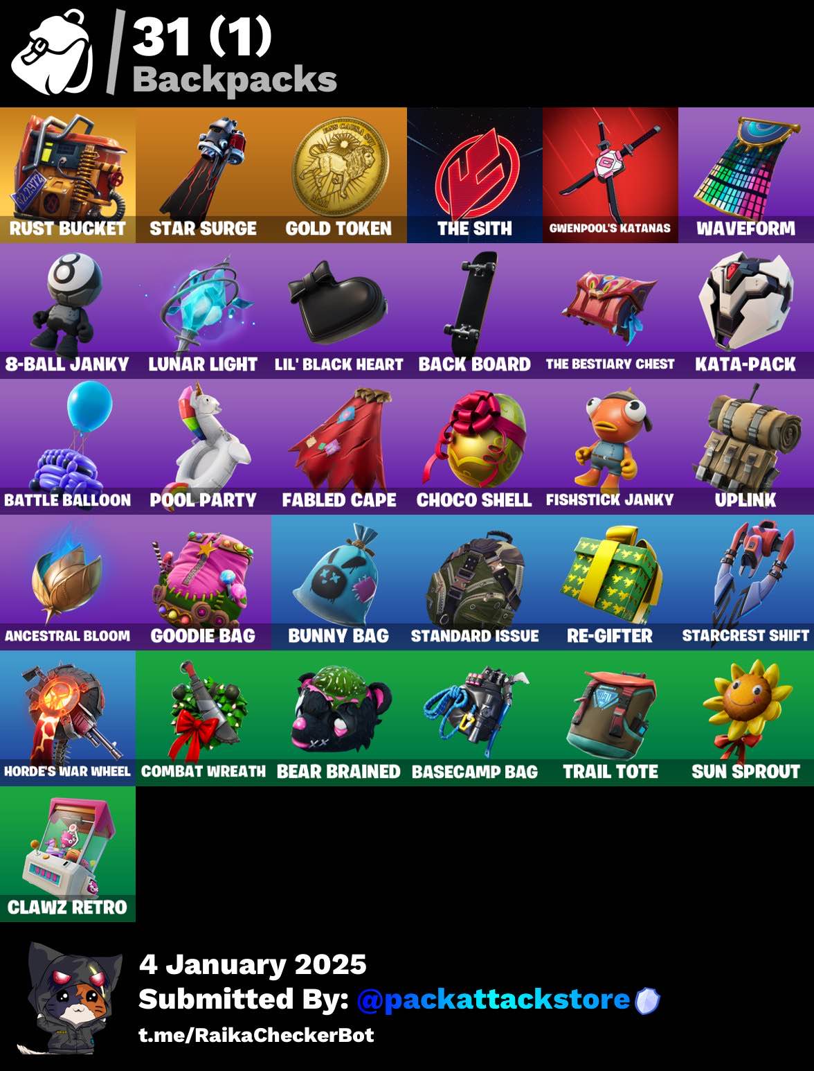 Fortnite Account - 15 Skins | OG Ghoul Trooper, Mako, Candy Axe