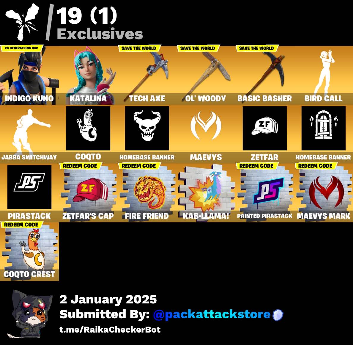 Fortnite Account - Exclusive & Rare Indigo Kuno | 53 Skins