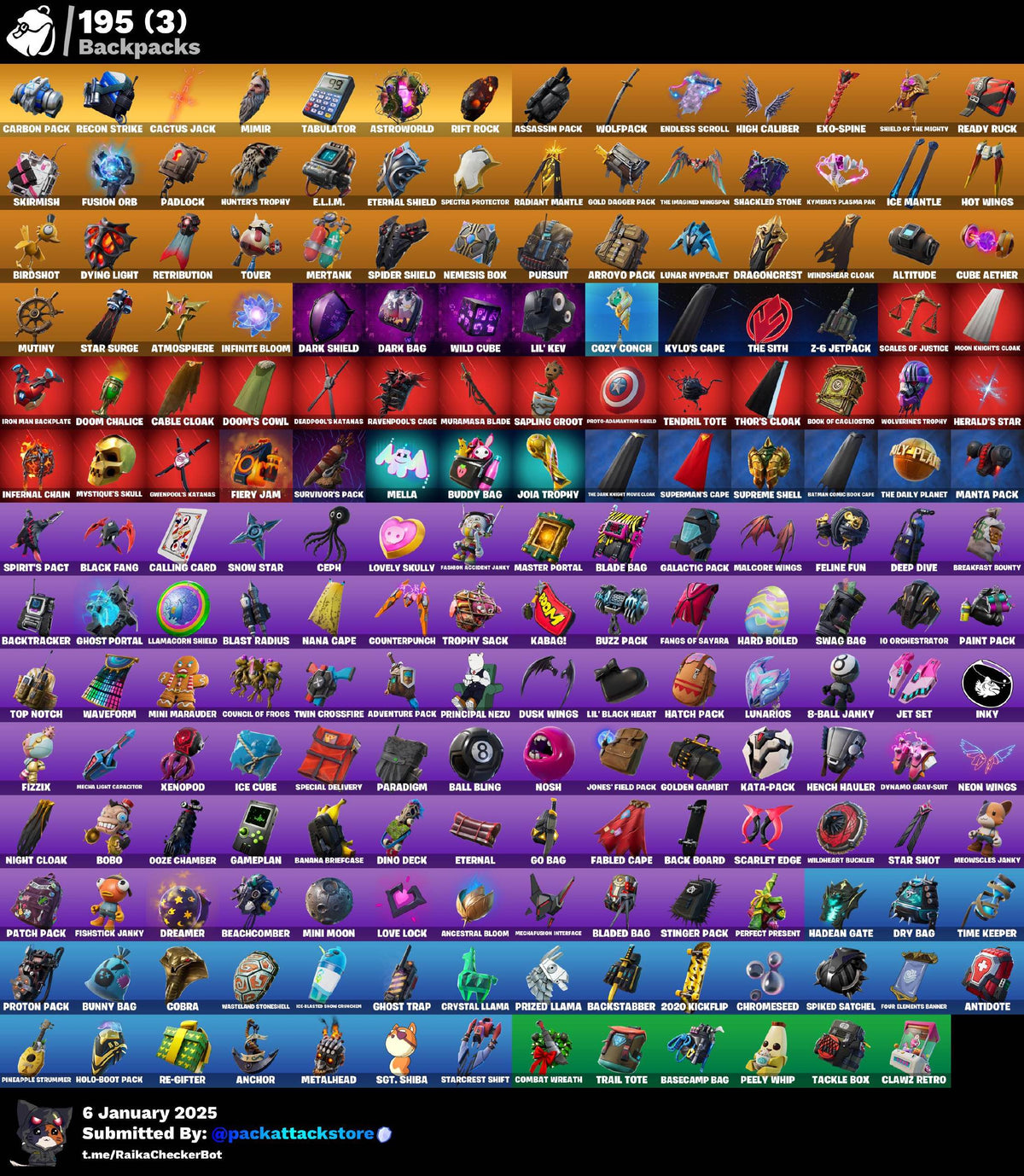 Fortnite Account - Travis Scott, Astro Jack, Gold Kratos, John Wick, OG STW | 188 Skins