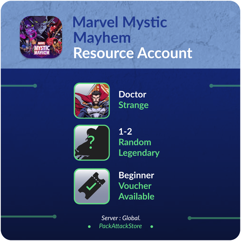 Doctor Strange + 1-2 Random Legendary+ Beginner Voucher Available