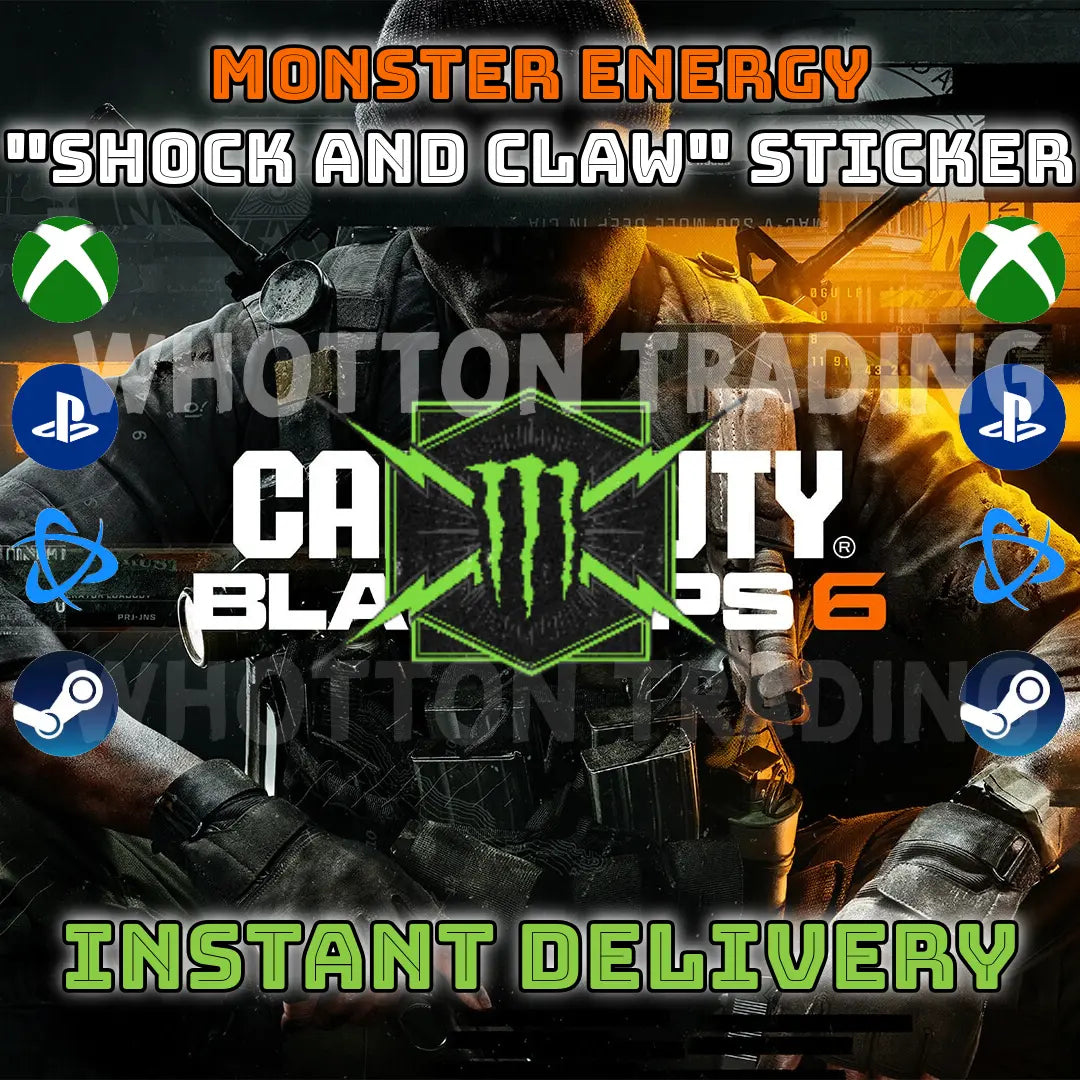 Call Of Duty Black Ops 6 | "Shock and Claw" Sticker