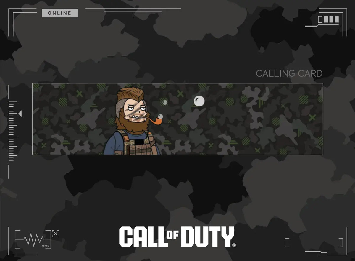 Call of duty Black Ops 6 x Dr Squatch "Squeaky Clean" Calling Card Exclusive