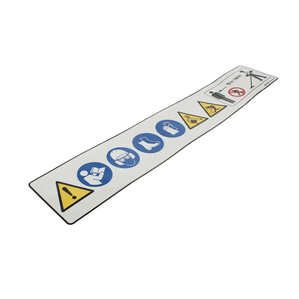Warning Pictogram FS for Stihl FS75, FS80 Brushcutters