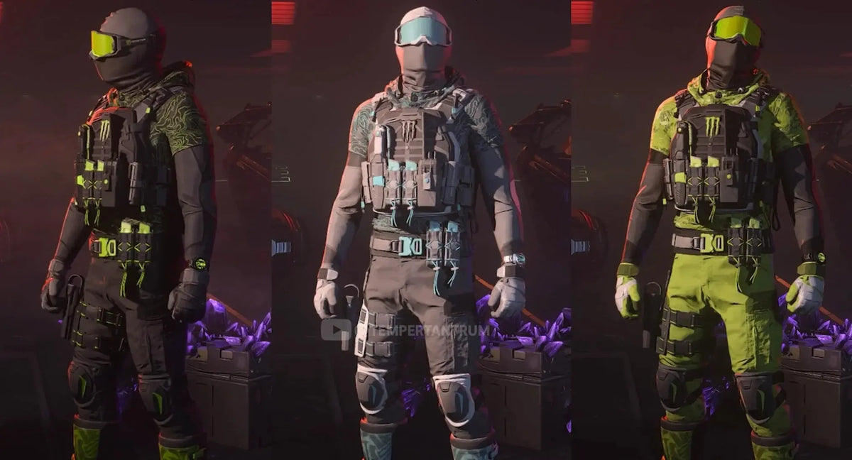 CALL OF DUTY x MONSTER ENERGY FULL SET BUNDLE