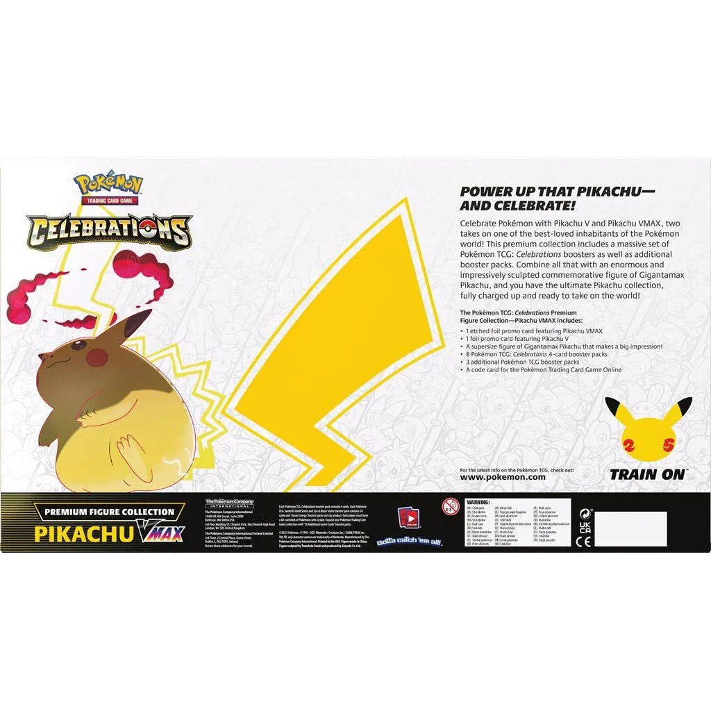Celebrations: 25th Anniversary - Premium Figure Collection (Pikachu VMAX) - Shop at oilboyal