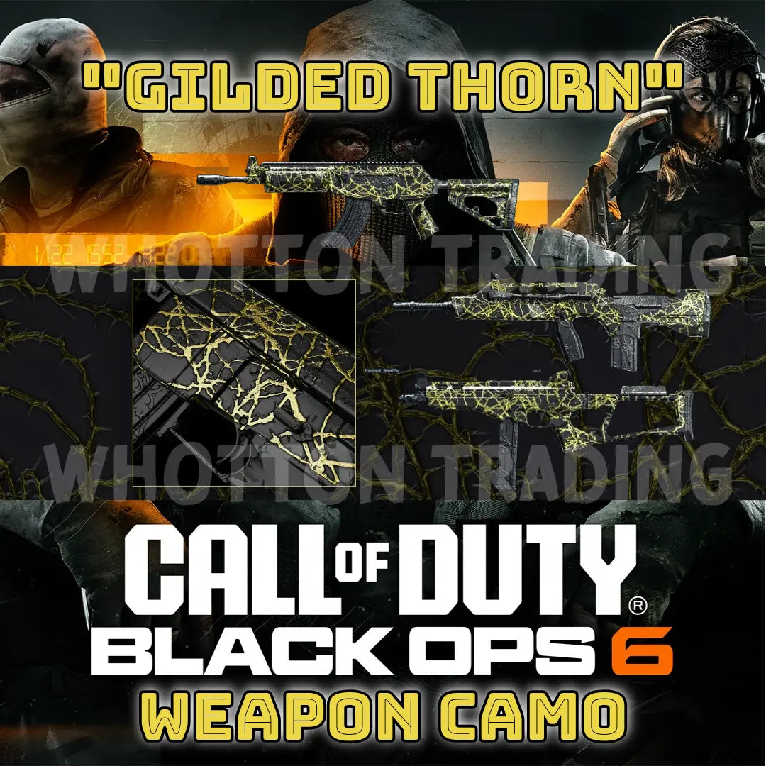 Call of Duty Black Ops 6 | "Gilded Thorn" Weapon Camo Exclusive