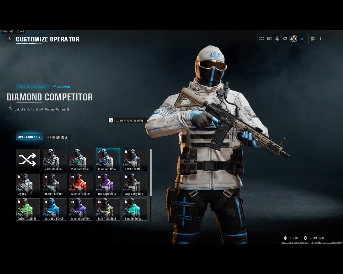 Call of Duty Black ops 6 account STACKED 3/4 Nukes Done Diamond in warzone.
