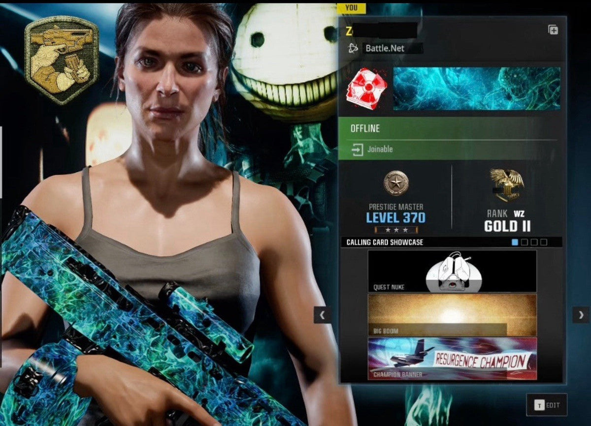 Call Of Duty Black Ops 6 ABYSS Warzone Mastery Camo Grind ( Read Description)