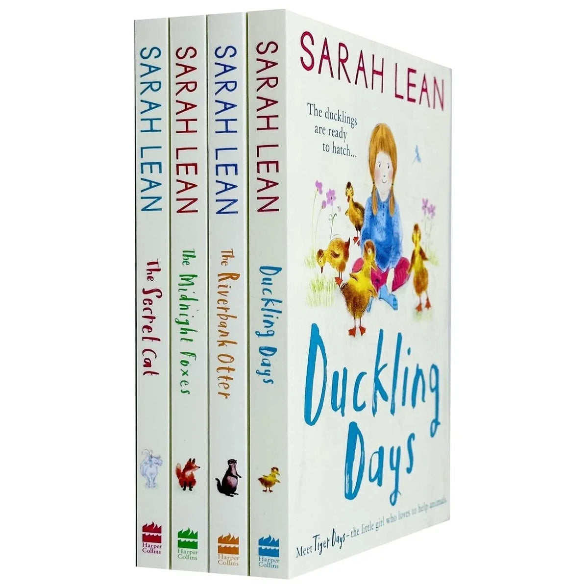 Tiger Days Series 1-4 Books Collection Set by Sarah Lean Duckling Days, Midnight Fox - OilBoyal