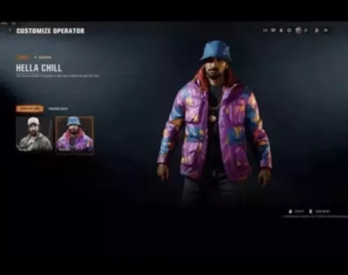 Call Of Duty Black Ops 6 RARE Hella Chill Bundle Operator Skin Charm Emblem BO6